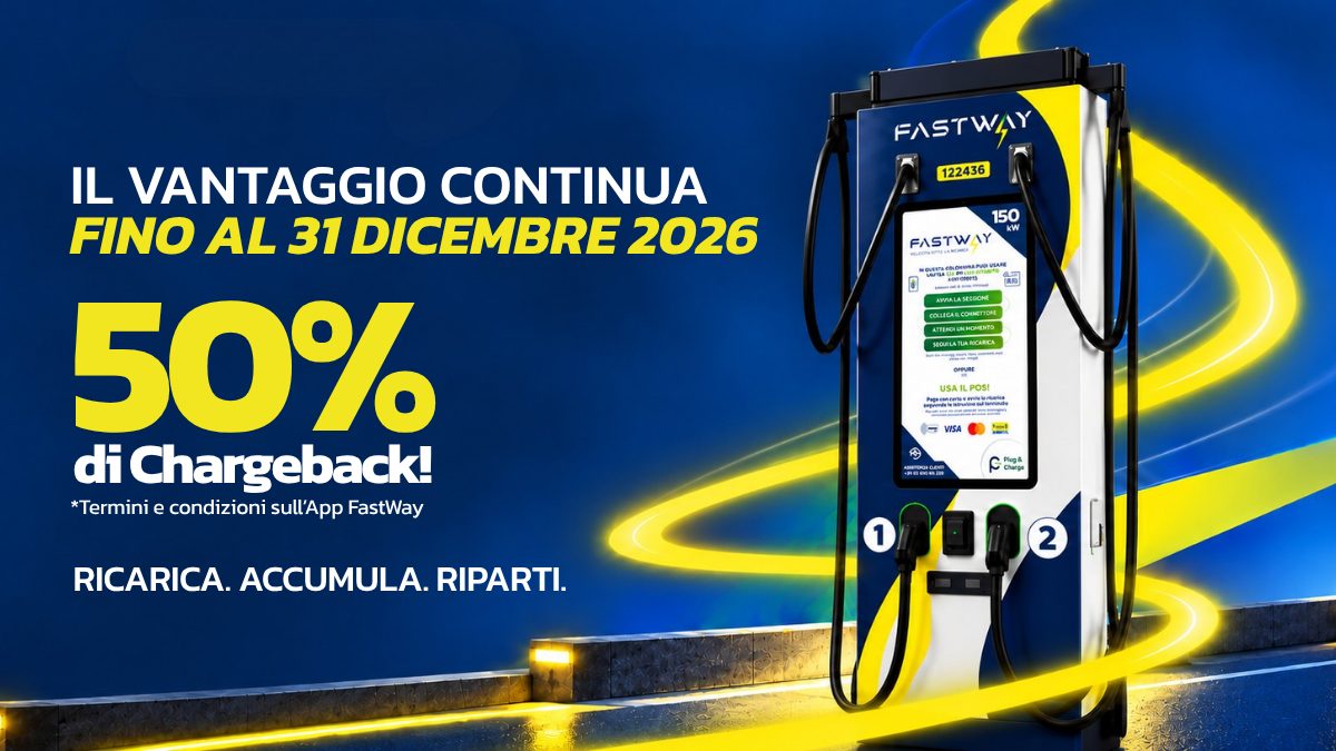 Il Chargeback FastWay continua fino al 31 dicembre 2026
